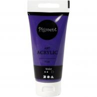 Pigment Art Acrylic Paint Violet 75 ml - #597662