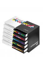 PIGMENT decobrush PROFESSIONAL Set 60 pcs. (Basic, Passion, Violet-Blue, Nature, Nude) - #596743