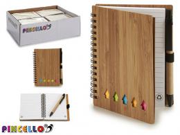 Pincello Bamboo Notebook 14.5x11 cm - #596374