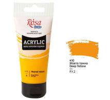 Rosa Studio Acrylic Paint 75 ml 410 Deep Yellow - #597095
