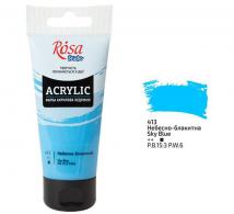 Rosa Studio Acrylic Paint 75 ml 413 Sky Blue - #597919