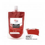 Rosa Studio Acrylic Paint Soft Pack 200 ml 406 Red Deep - #597181