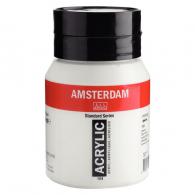 Royal Talens Amsterdam Acrylic Paint 104 Zinc White 500 ml - #597495