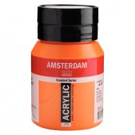 Royal Talens Amsterdam Acrylic Paint 276 Azo Orange 500 ml - #597367