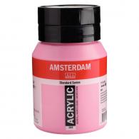 Royal Talens Amsterdam Acrylic Paint 385 Quinacridone Pink 500 ml - #597622