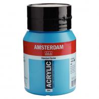 Royal Talens Amsterdam Acrylic Paint 564 Brilliant Blue 500 ml - #598019