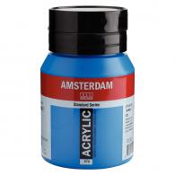 Royal Talens Amsterdam Acrylic Paint 572 Primary Cyan 500 ml - #597141