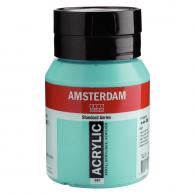 Royal Talens Amsterdam Acrylic Paint 661 Turquoise Green 500 ml - #597365
