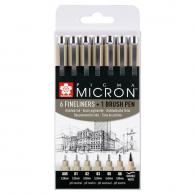 Sakura Pigma Fineliners Set 7 Pieces - #591602