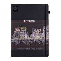 Sakura Sketchbook A4 140gr 80 sheets Black - #591964