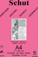 Schut Study Sketch Paper A4 180gr 70 sheets - #593767