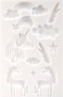 SILICONE MOLD 20X13 CM UNICORN - #598577