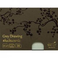 SMLT Haiku Cards Painting A6 325gr 22 sheets Gray - #597030