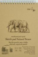 SMLT Ring Binder Sketches A4 135gr 80 sheets Brown - #598119