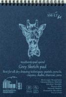 SMLT Ring Binder Sketches A5 180gr 20 sheets Gray - #597464