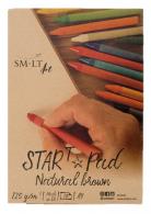 SMLT Starter Block Drawing A5 125gr 20 sheets Natural Brown - #597819