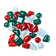 Soft Glass Polygonal Glitter Christmas 100g - #602182