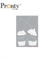 Stencil Cherry cupcake - #544550