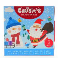 Stickers on Roll 3m Christmas - #598399