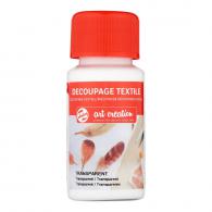 TAC Decoupage Glue Lacquer Textile 50 ml Transparent - #594814