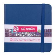 TAC Sketchbook 12x12 cm 140 gr 80 sheets Navy Blue - #597674