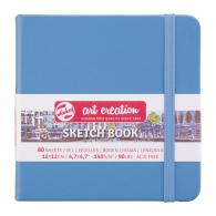 TAC Sketchbook 12x12 cm 140gr 80 sheets Blue - #597576