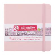 TAC Sketchbook 12x12 cm 140gr 80 sheets Pink - #597405