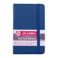 TAC Sketchbook 9x14 cm 140 gr 80 sheets Navy Blue - #598111