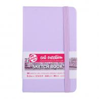 TAC Sketchbook 9x14 cm 140 gr 80 sheets Pastel Violet - #597201