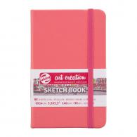 TAC Sketchbook 9x14 cm 140gr 80 sheets Coral red - #596967