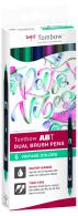 Tombow ABT Dual Brush Pen Set 6 pieces Vintage Colors - #593149