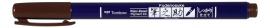 Tombow Fudenosuke Hard Tip Brush Pen Brown - #593679