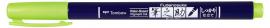 Tombow Fudenosuke Hard Tip Brush Pen Neon Green - #593683