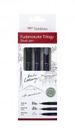 Tombow Fudenosuke Set Trilogy 3 pieces - #593171