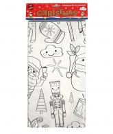 Win your own Christmas paper tablecloth, 138 x 220 cm - #599738