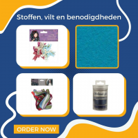 Fabrics, felt and supplies